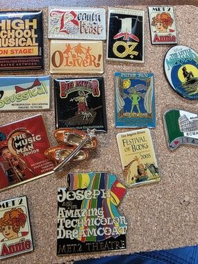 Joseph and the Amazing Technicolor Dreamcoat Multicolor Enamel Pin